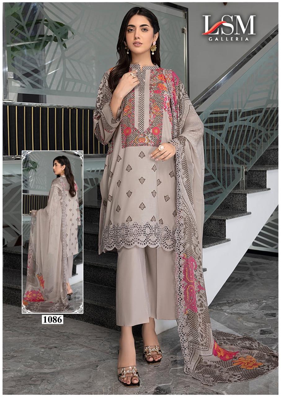 Parian Dream Vol 9 By LSM Lawn Cotton Pakistani Dress Material Wholesale Shop In Surat